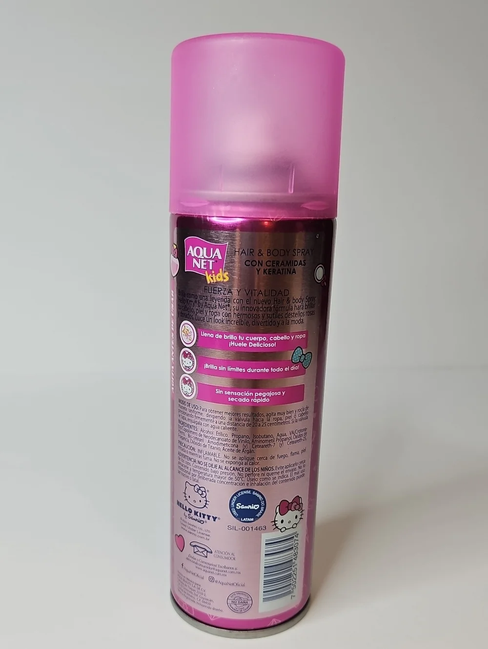 Aqua Net Kids Hello Kitty Hair & Body Spray With Ceramides & Keratin 200 ml